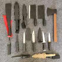 Plastic knife rubber knife model knife Army training stage prop skit performance training knife children toy soft knife