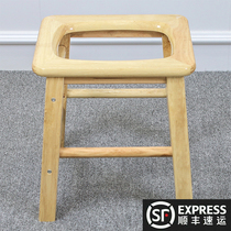 Toilet chair disabled elderly toilet toilet stool pregnant woman squat chair solid wood toilet stool reinforced strong stool stool