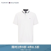 TOMMY HILFIGER MENS 2021 SPRING NEW COTTON LAPEL SHORT SLEEVE POLO SHIRT C8278J2258
