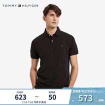 Tommy mens spring and summer classic simple casual small embroidered label slim fit fresh short-sleeved Polo shirt J0043