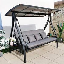 Autumn Thousands Outdoor Patio Outdoor Hanging Chair Adults children Home Hammock Aluminum Alloy Multiman Rocking Chair Mesh Red Swing