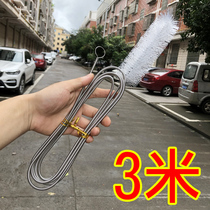 Pipe Wall cleaning brush dredging cleaning sewer brush artifact kitchen special tool floor drain toilet dredge