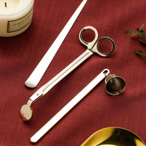 Modern housewife scented candle tool diy set candle cutter Candle cover hook scissors gift box three-piece set
