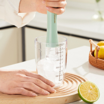 Make rod ice hammer fruit pressed bar milk tea shop hand to make lemon tea tool pound stick to pound ice cup