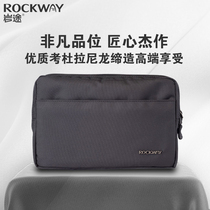 ROCKWAY ROCKY BUSINESS HANDBAGS MENS HANDS WITH BAGS SLOPED SATCHEL CASUAL FASHION CLIP BAG MENS LONG HAND GRIP BAG