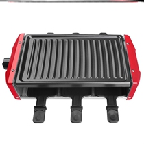 Paper electric barbecue oven double-layer kebab barbecue machine Korean electric oven household barbecue plate smokeless non-stick barbecue grill