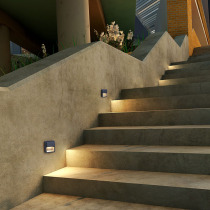 Outdoor Stairs STEP WALL CORNER LAMP COURTYARD LADDER CLEAR WALL LAMP OUTDOOR GROUND FLOOR LAMP WATERPROOF STEPS SKIRTING