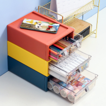 Pen holder storage box Large capacity student desk stationery office desktop creative cute pen bucket Childrens Nordic
