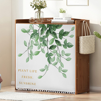 Cabinet curtain curtain shade dust cloth waterproof and oil-proof wardrobe cover shoe cabinet curtain kitchen open storage cabinet