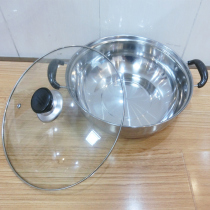 Mandarin duck pot 304 stainless steel induction cooker special thickened hot pot pot home Hot Pot Pot Pot Pot large capacity