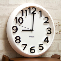 siton fashion creative silent wall clock Luminous simple clock personality home watch Nordic living room Quartz clock