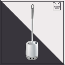 Toilet brush no dead corner silicone washing toilet artifact wall hanging gap cleaning brush with lid toilet set
