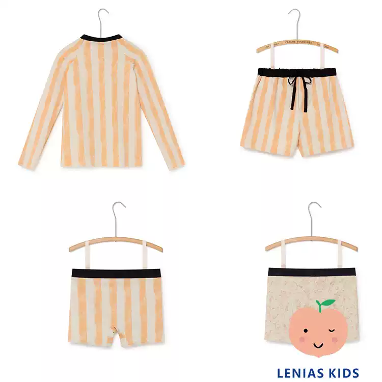 lenias LN家LCF21SS春夏条纹泳衣上衣+三款选百搭舒适泳裤
