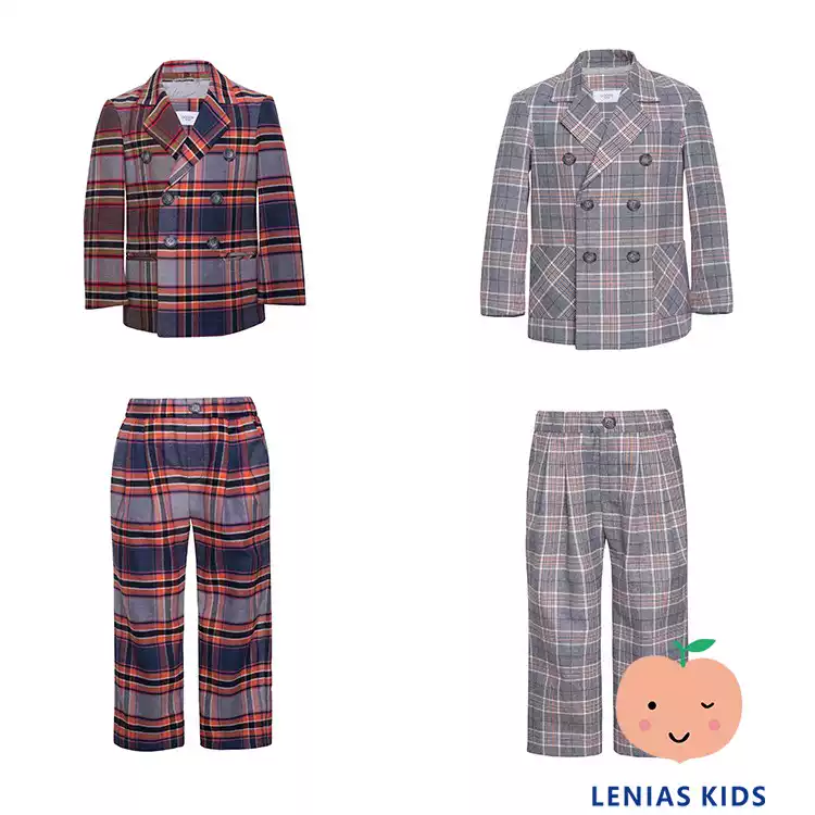 lenias LN家paade mode21AW秋冬 时尚格子 西装套装