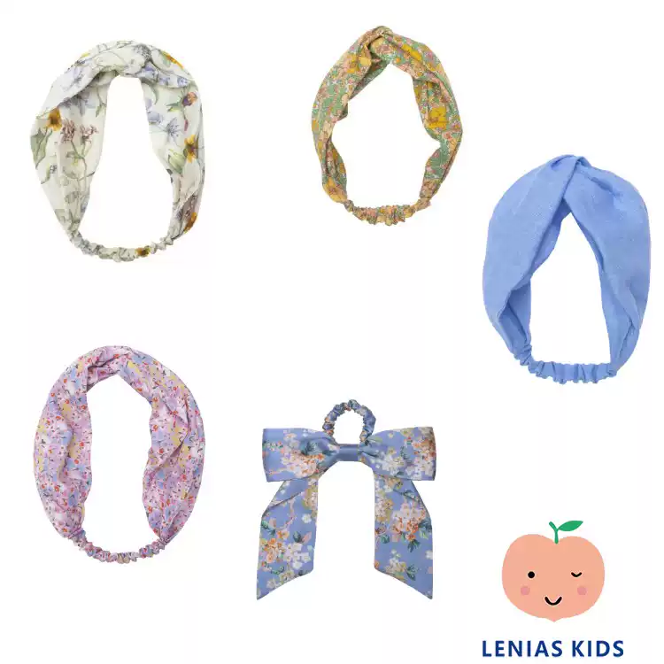 lenias LN家Paade mode 22SS春夏女童甜美印花发带发饰