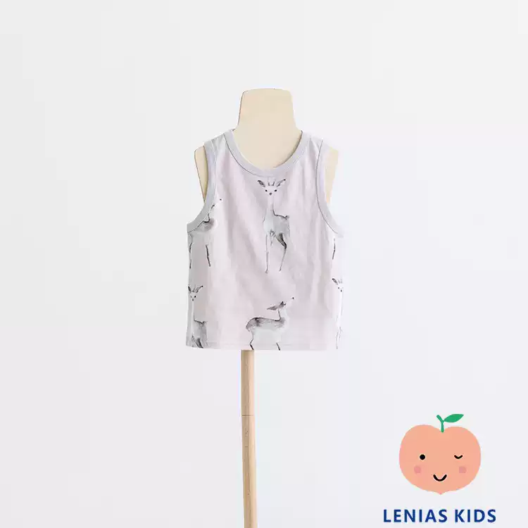 lenias LN家 日本 folk made 22SS春夏 卡通印花背心