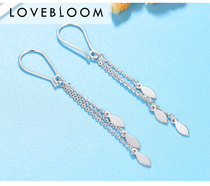 Pt950 platinum earrings female platinum earrings pure gold earrings earrings ptt999 Perkin simple earrings Tanabata gift