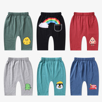 Boy pants baby long pants spring autumn summer thin children big fart pants male pure cotton baby big pp1 one 3 years old