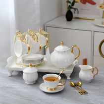 Ceramic coffee set Nordic Phnom Penh bone China coffee cup Teapot Teacup tray English afternoon tea tea set