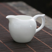 High white porcelain ceramic gown tea tea filter tea divider kung fu tea set kung fu tea accessories