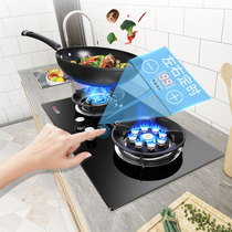 Yingwu gas stove double stove gas household liquefied natural gas Embedded desktop dual-purpose stove Energy-saving fierce fire stove