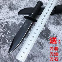 Straight knife outdoor saber high hardness knife Wilderness Field special combat military knife portable knife self-defense survival knife sharp