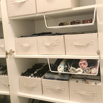 Storage box fabric clothing storage box drawer wardrobe clothing storage box household large folding finishing box