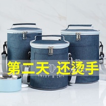 Rice bucket bag Insulation bucket tote bag Primary school students packed lunch box bag Office workers with rice lunch bag Bento bag Waterproof