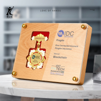 Medal custom listing custom wooden plaque authorization plate embedded badge custom metal medal medal trophy