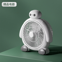  Small electric fan Household bedside mute student bedroom Dormitory desktop large wind fan Office desk
