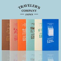 Japan TRC Special Edition B Sides Traveler TN Inner Core Watercolor Organ Standard Passport Organization Bag Handbook
