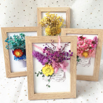 Dry Flower Photo Frame Handmade DIY Solid Stick Drawing Material Bag Creative Salon Handmade Event Package Pendulum Table Immortality