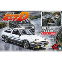 √ Yingli Qingdao Club assembled Model 1 24 initial word D AE86 with doll with engine 05954