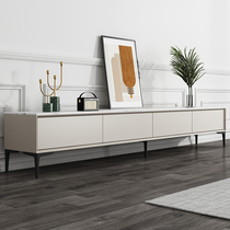 Rock board tea table TV cabinet combination Italian minimalist modern simple small family living room paint home TV cabinet