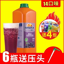 sunquick new black currant juice concentrate juice drink thick pulp original milk tea shop Special 2 5L