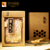 Tianxing honey bee nest honey pure natural farmer home-grown northeast Changbai Mountain black bee honeycomb peak nest honey 250g