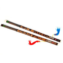 Jade Screen Xiao Flute Suit Purple Bamboo Micro Carving Technique Nine Dragons Section Flute 8 Holes G Tune Flute G Tune 1 Gift Box Clothing