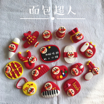 Ah Clay baby catch week supplies year old commemorative suit Breadman series lottery gift refrigerator sticker