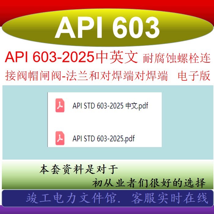 API 603-2025是什么？为什么2025年赠送中文电子版资料这么重要？-api-淘宝好物网