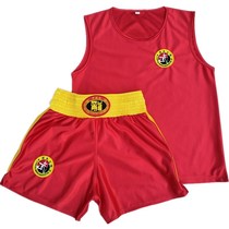 Sanda uniform adult men and women boxing uniform fight shorts childrens training performance costume Sanda fighting series