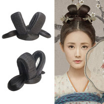 Ancient costume modeling Hanfu Tang suit girl double ear hair bun Li song line Fu Rou Li Yitong with head wig bag