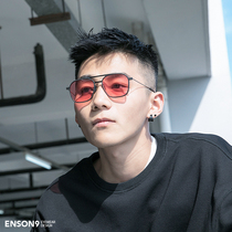  enson9 carbon fiber ultra-light night vision polarized sunglasses fashion simple black frame sunglasses pilot trendy glasses
