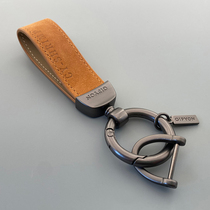 Flip fur car keychain pendant Creative personality simple key chain ring ring men and women lovers lanyard waist hanging