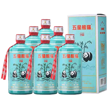 醤香型白酒 熊猫 酒精度53% 100ml✖️5