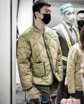 KKKKKK cotton-padded jacket male Fan Chengcheng GD Quan Zhilong with small American liner casual couple jacket female