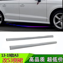 Applicable to 14-20 Audi A3 side skirt hatchback modification S3 A3 change S3 side beam skirt side skirt