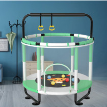 Trampoline Home Children's Indoor Children's Home Fitness Jumping Bed Small Quiet Bounce Rubbing Bed with Protection Net