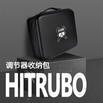 Hiturbo Diving Regulator Containing Bag Shockproof Cavalry Veins Two-way Zip storage compartment Kit black carbon slim