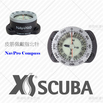 XS SCUBA DIVING accessories Wrist type compass rubber band Wearing COMPASS Luminous made in Italy