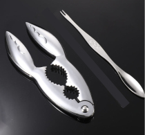 Foreign trade thickened stainless steel crab pliers crab needle crab pliers eat crab tools multifunctional walnut clip crab pliers crab clip
